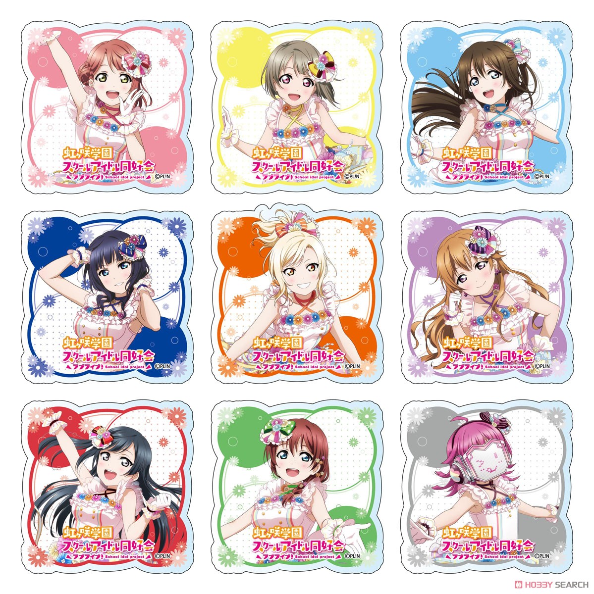 ラブライブ！虹ヶ咲学園スクールアイドル同好会 アクリルバッジ Love U my friends ver. (9個セット) (キャラクターグッズ) 商品画像1