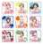 Love Live! Nijigasaki High School School Idol Club Acrylic Badge Love U My Friends Ver. (Set of 9) (Anime Toy) Item picture1