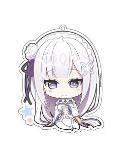 Re:Zero -Starting Life in Another World- Big Acrylic Key Ring Emilia (Anime Toy)