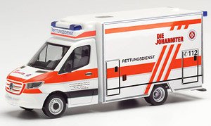 (HO) メルセデスベンツ スプリンター Fahrtec RTW Die Johanniter Hamburg (鉄道模型)