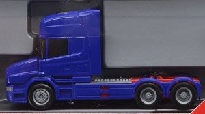 (HO) Scania Hauber TL Rigid Tractor 6x4 Blue (Model Train)