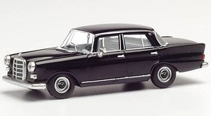 (HO) Mercedes-Benz 200 Fin Tail Black (Model Train)