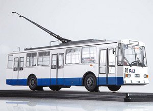 シュコダ 14tr バス ホワイト/ブルー (ミニカー)