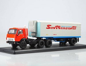 KAMAZ-54112 with Alka N12CH `Sovtransavto` (ミニカー)