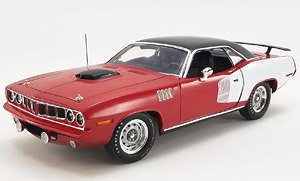 1971 Plymouth Hemi Cuda 1 of 1 - Ralley Red (ミニカー)