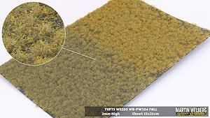 Static Grass 2mm Tufts Weeds Early Fall (Plastic model)