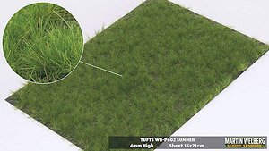 Static Grass 6mm Tufts Summer (Plastic model)