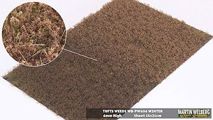 Static Grass 6mm Tufts Weeds Winter (Plastic model)