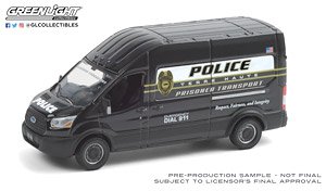 Hot Pursuit - 2020 Ford Transit LWB High Roof - Terre Haute, Indiana Police Prisoner Transport (Diecast Car)