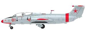 L-29 Delfin ソ連空軍 第59訓練連隊 スラブゴロド空軍基地 1980 #81 レッド (完成品飛行機)