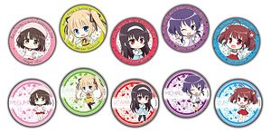 Saekano: How to Raise a Boring Girlfriend Fine Puchichoko Trading Can Badge w/Bonus Item (Set of 10) (Anime Toy)