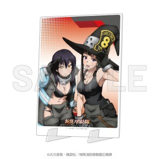 Fire Force Tamaki & Maki Acrylic Board Ichi no Sho Package Illustration ( Anime Toy) - HobbySearch Anime Goods Store
