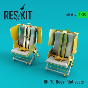 UH-1D Huey Pilot Seats (Set of 2) (Plastic model)
