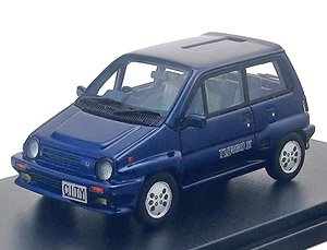 Honda CITY TURBO II (1983) トニックブルーメタリック (ミニカー)