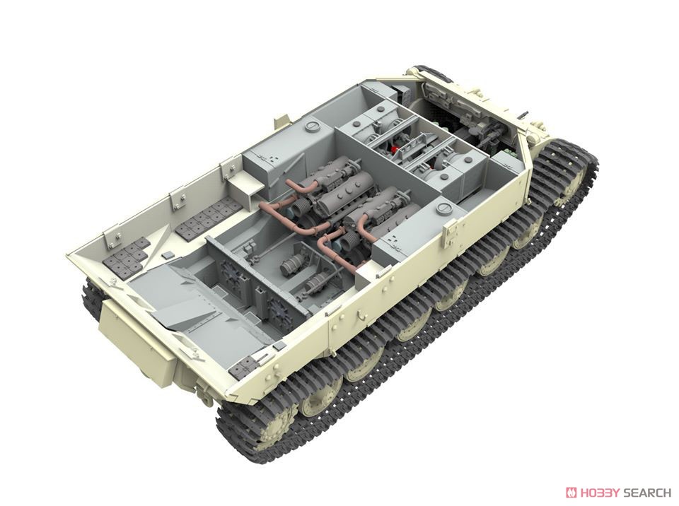 ドイツ 重駆逐戦車 エレファント (フルインテリア) (プラモデル) その他の画像4