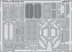 Bf110E 外装エッチングパーツ (ドラゴン用) (プラモデル)