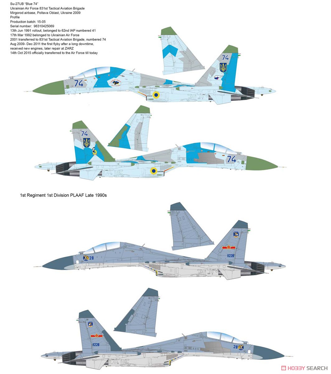 Su-27UB フランカーC (プラモデル) 塗装4