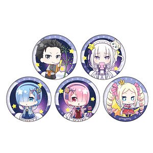 Can Badge [Re:Zero -Starting Life in Another World-] 01 Tanabata Ver. Box (Mini Chara) (Set of 5) (Anime Toy)