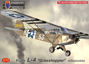 Piper L-4 `Grasshopper` w/Bazookas (Plastic model)