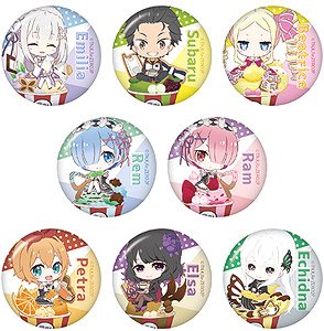 Re:Zero -Starting Life in Another World- Trading Can Badge [Chara-Dolce] (Set of 8) (Anime Toy)