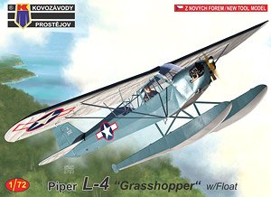 Piper L-4 `Grasshopper` w/Float (Plastic model)