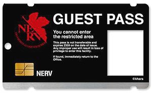 Evangelion Narikiri Acrylic Pass Case NERV (Type A) (Anime Toy)