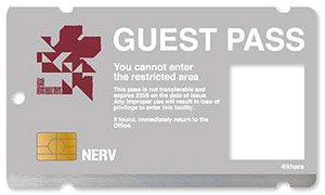 Evangelion Narikiri Acrylic Pass Case NERV (Type B) (Anime Toy)
