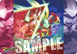 Character Universal Rubber Mat Mega Man Zero and ZX Double Hero Collection [Two Heroes] (Anime Toy)
