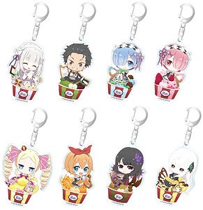 Re:Zero -Starting Life in Another World- 2nd Season Trading Acrylic Key Ring [Chara-Dolce] (Set of 8) (Anime Toy)