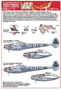 Lockheed P-38J Lightnings 2 (Decal)