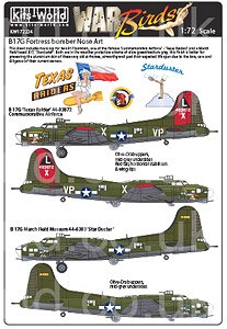 Boeing B-17G Flying Fortress Decal Set 2 (Decal)