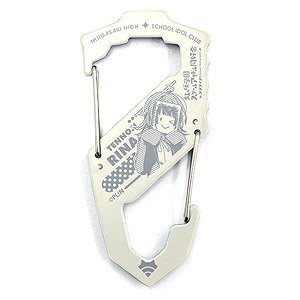 Love Live! Nijigasaki High School School Idol Club Rina Tennoji Carabiner Type S White (Anime Toy)