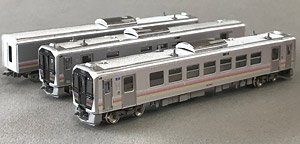 GV-E400系 量産先行車ペーパーキット (3両セット) (塗装済みキット) (鉄道模型)