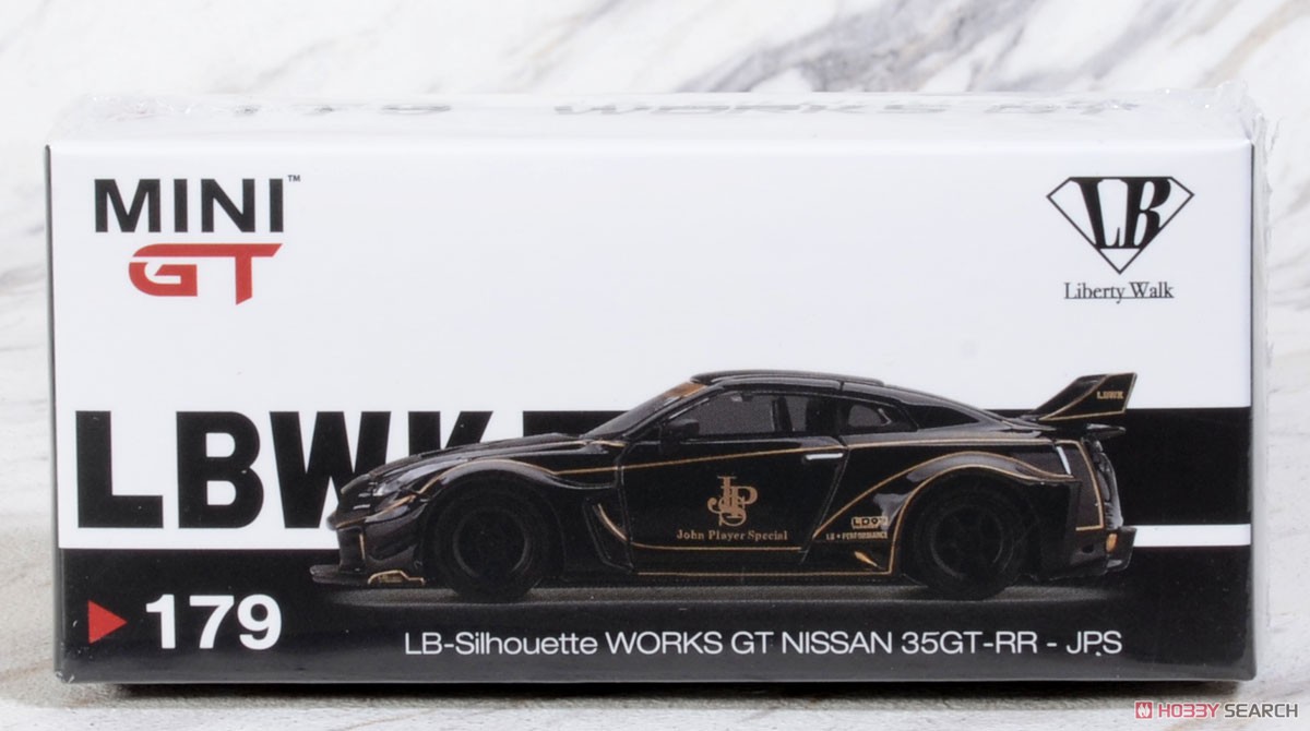 LB-Silhouette Works GT Nissan 35GT-RR Ver.1 JPS (LHD) (Diecast Car) Package1
