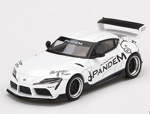 Pandem Toyota GR Supra V1.0 White (RHD) (Diecast Car)