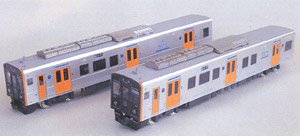 1/80(HO) Series YC1 Prototype Car Paper Kit (2-Car Set) (Pre-Colored Kit) (Model Train)