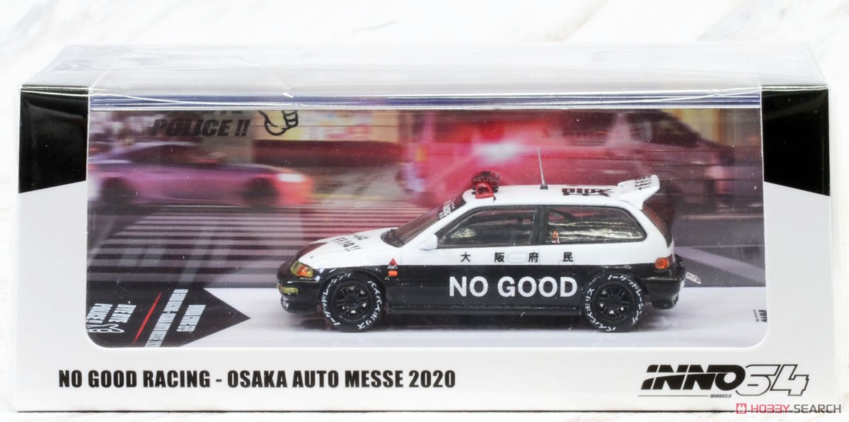 Honda シビック EF9 No Good Racing 大阪オートメッセ 2020 (ミニカー) パッケージ1