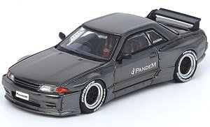 Nissan スカイライン GT-R R32 Pandem クロームブラック (ミニカー)