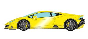 Lamborghini Huracan EVO 2019 (AESIR wheel) パールイエロー (ミニカー)