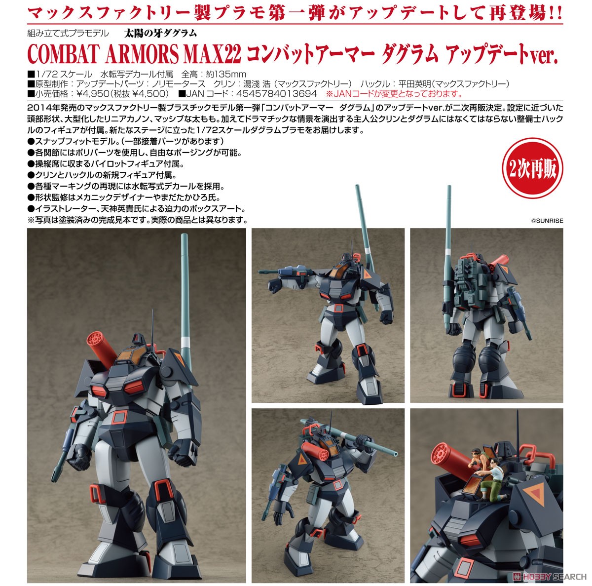 Combat Armor Dougram Abitate Ver. (Plastic model) Item picture8