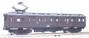 J.G.R. Wooden Body Electric Car MONI13 (A) Paper Kit [1934 Third Edition (#13014-13020)] (Unassembled Kit) (Model Train)