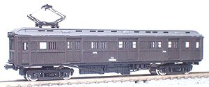 J.G.R. Wooden Body Electric Car MONI13 (B) Paper Kit [1933 Second Edition (#13004-13013)] (Unassembled Kit) (Model Train)