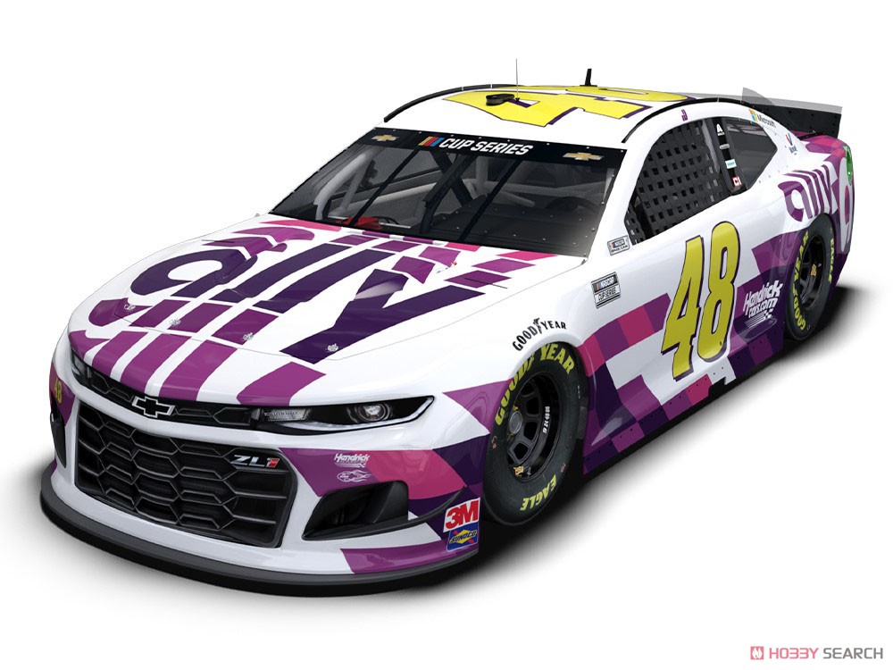 `ジミー・ジョンソン` Ally White シボレー カマロ NASCAR 2020 【フードオープン】 (ミニカー) その他の画像1