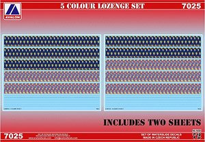 5 Color Lozenge Set (Decal)