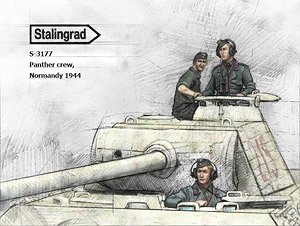 Panther Crew, Normandy 1944 (Set of 3) (Plastic model)
