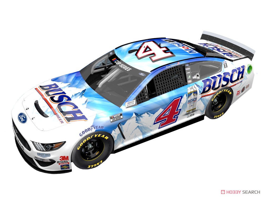 `Kevin Harvick` Busch Beer Ford Mustang NASCAR 2020 Throwback (Diecast Car) Other picture1