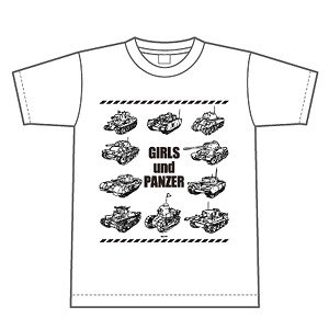 Tシャツ 「ガールズ＆パンツァー 最終章」 01 戦車デザイン (グラフアート) (キャラクターグッズ)