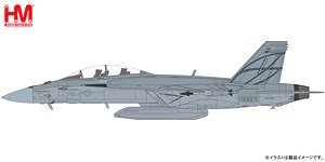 F/A-18F `Advanced Super Hornet`168492, US Navy, 2013 with Center-Line Weapons Pod Three Fuel Tanks and Full Weapons Load (Pre-built Aircraft)