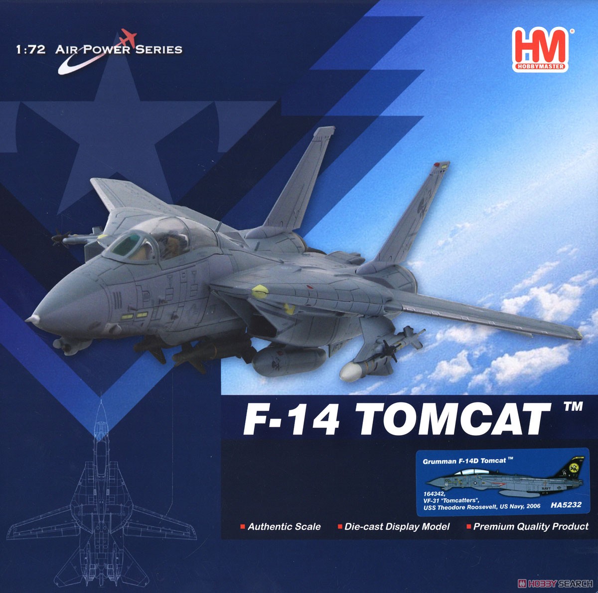 F-14D トムキャット 第31戦闘飛行隊 `トムキャッターズ 2006` (完成品飛行機) パッケージ1
