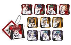 Disney: Twisted-Wonderland Trading Slide Key Ring Vol.1 (Set of 11) (Anime Toy)